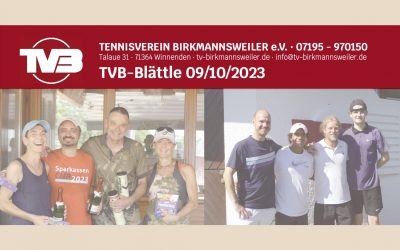 Blättle September / Oktober 2023