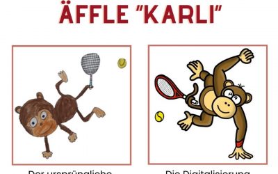 Äffle „Karli“ unser Maskottchen