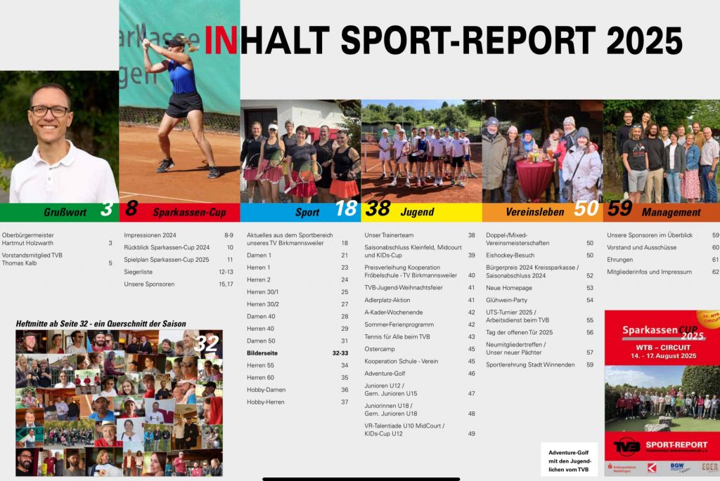 Sport-Report 2025_Titelbild
