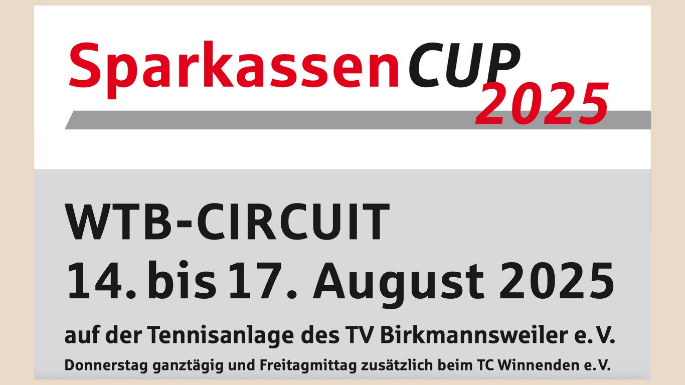 33. Sparkassen-Cup – kommt vorbei!