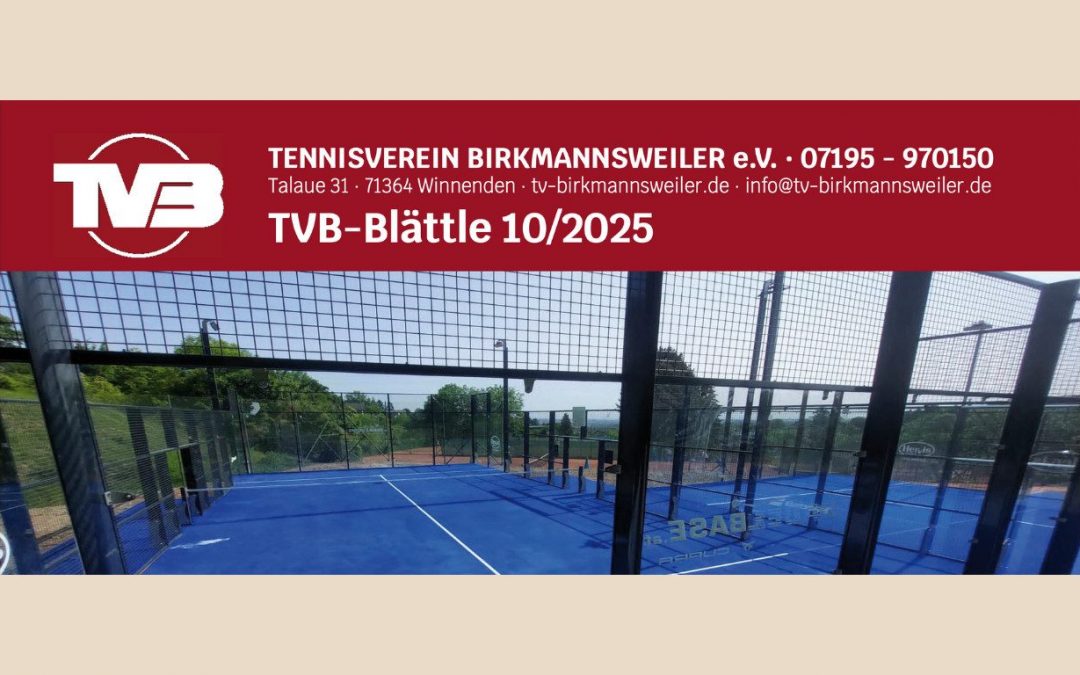 Titelbild Blättle Oktober