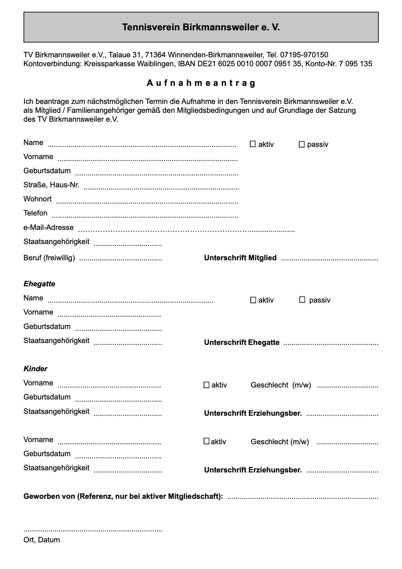 Mitgliedsantrag 2025 Bild Mitgliedsantrag 2025 Bild