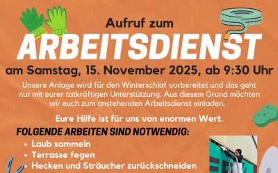 Arbeitsdienst am 15. November