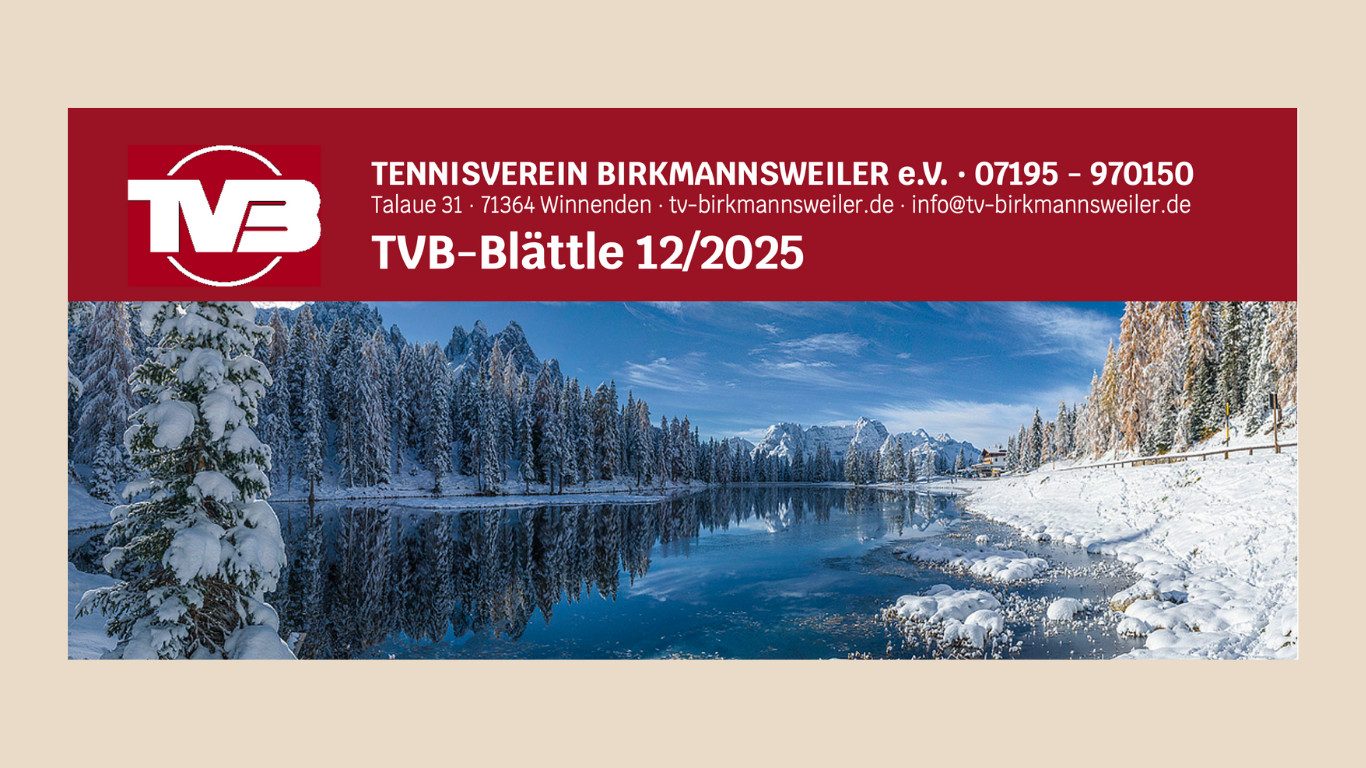 Blättle Dezember 25