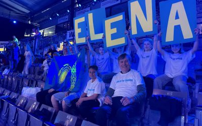 Voller Einsatz auf der Tribüne – Unser Fanclub erlebt Rybakina hautnah beim Porsche Tennis Grand Prix