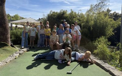 Tennisjugend mit vollem Einsatz beim Adventure Golf 2026