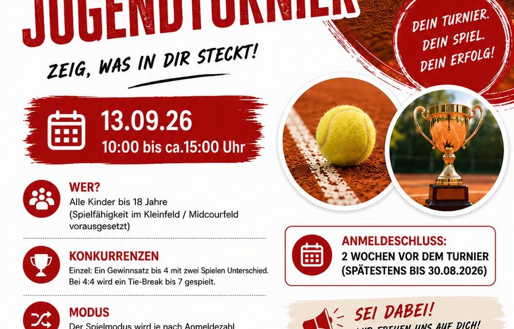 TVB Open (Jugendturnier) am 13.09.2026