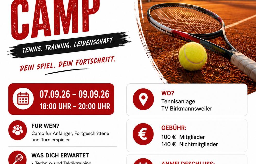 Erwachsenen-Camp vom 07.09. – 09.09.2026