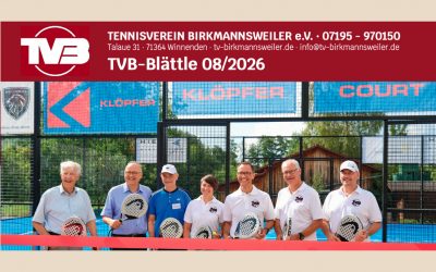 Blättle August 2026