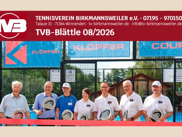 Blättle August 2026