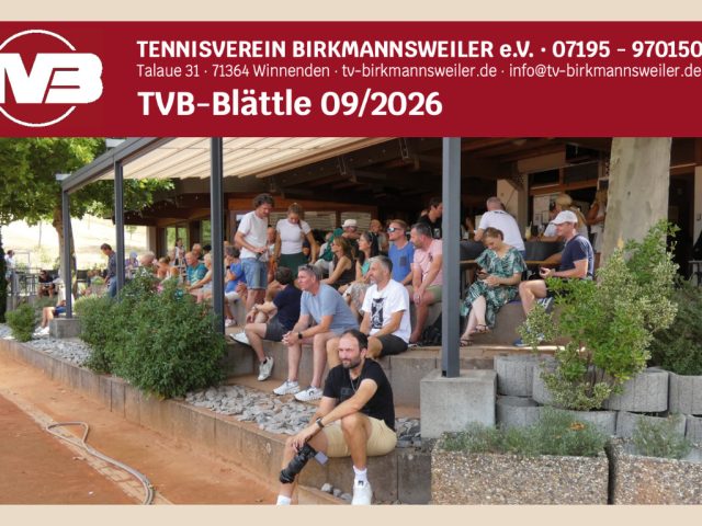 Blättle September 2026